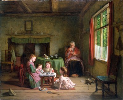 Eine Teegesellschaft, 1862 von Thomas Webster